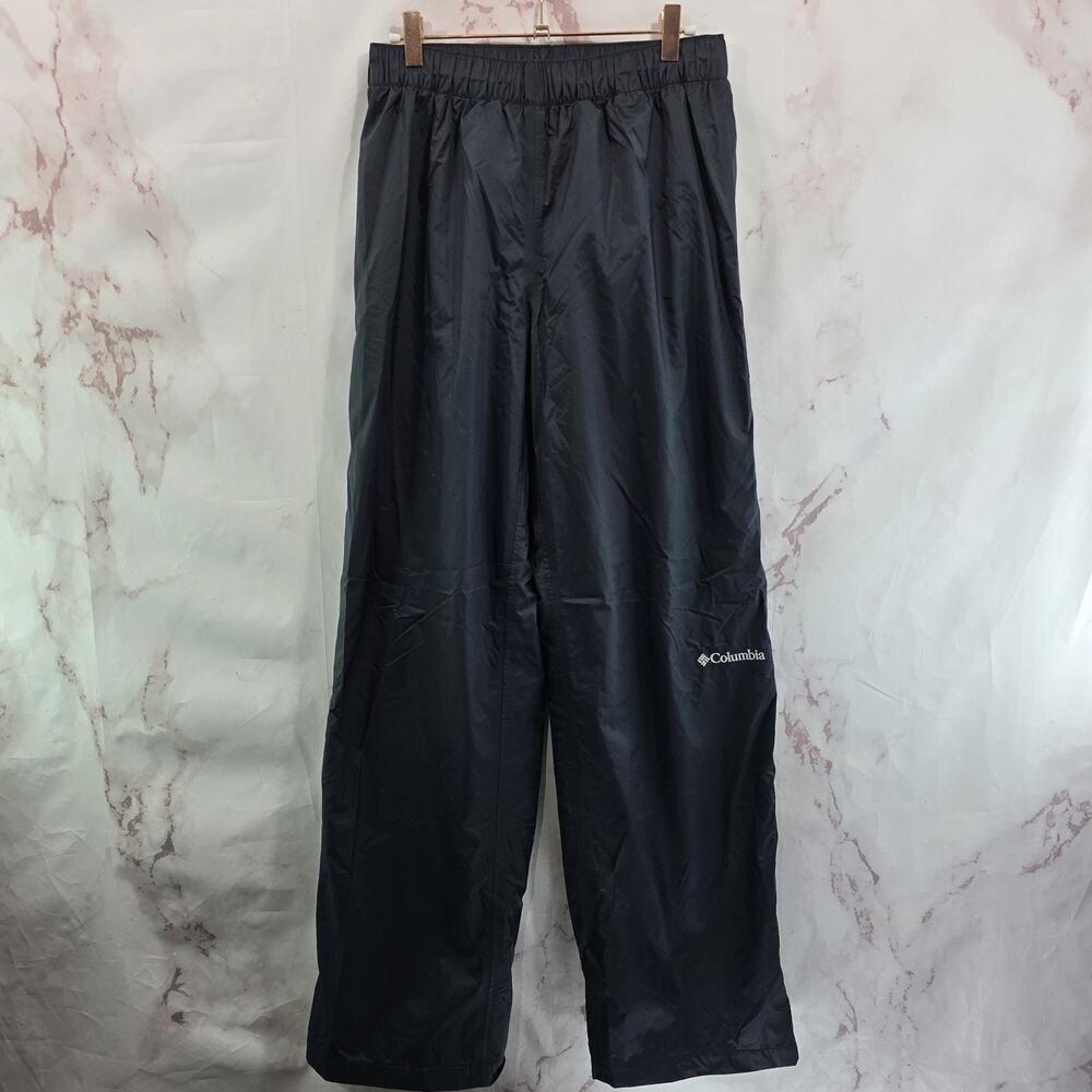 Columbia Rain Pants Mens Small 28 X 32 Black Waterproof Hiking